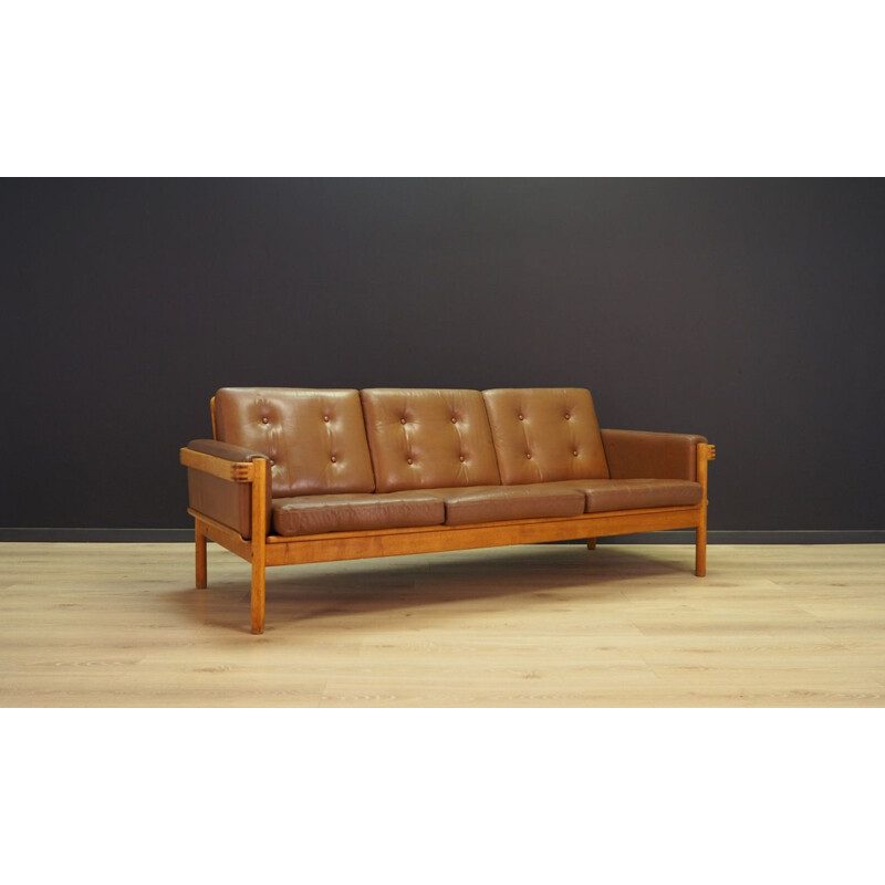 Vintage Danish 3-seater sofa by H.W Klein for NA Jørgensens Møbelfabrik,1970