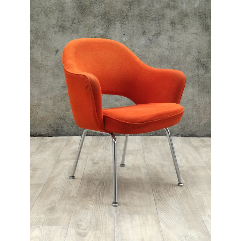 Fauteuil vintage Conférence par Eero Saarinen pour Knoll International,1960