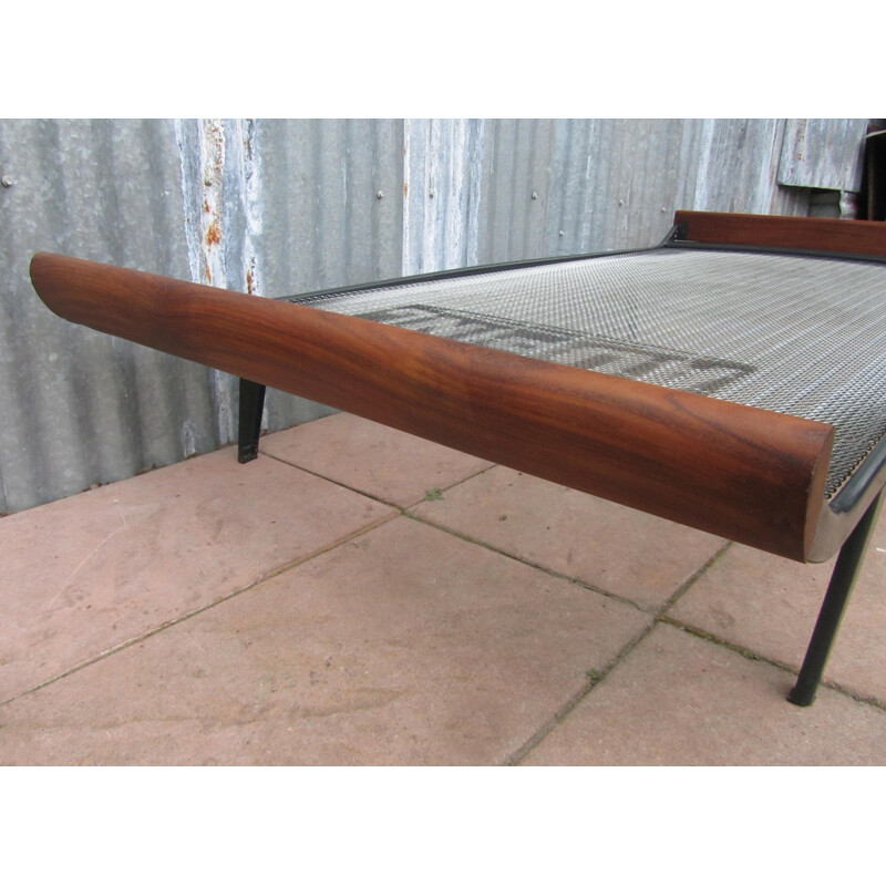 Auping teak and metal Cleopatra daybed, Dick CORDEMEIJER - 1960s