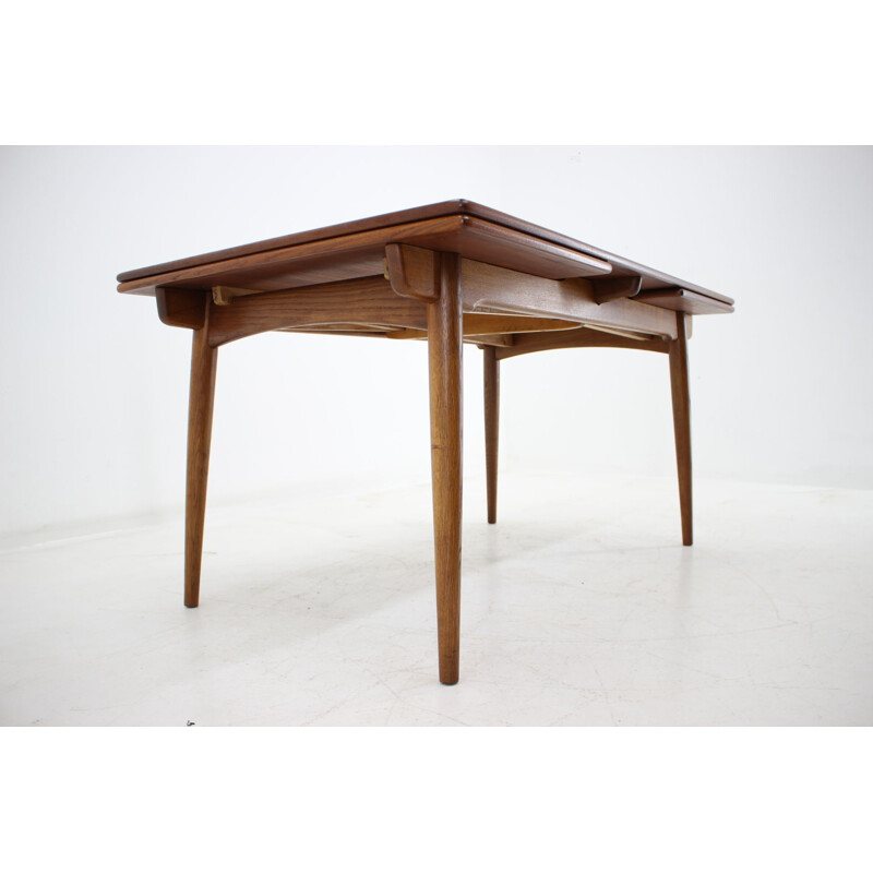 Vintage AT312 teak dining table by Hans Wegner 1960