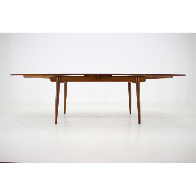 Table à manger en teck AT312 vintage par Hans Wegner 1960