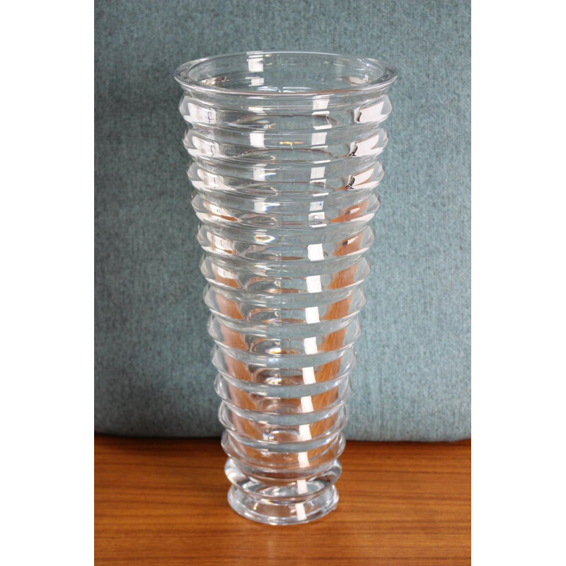 Vintage glass vase 2000s
