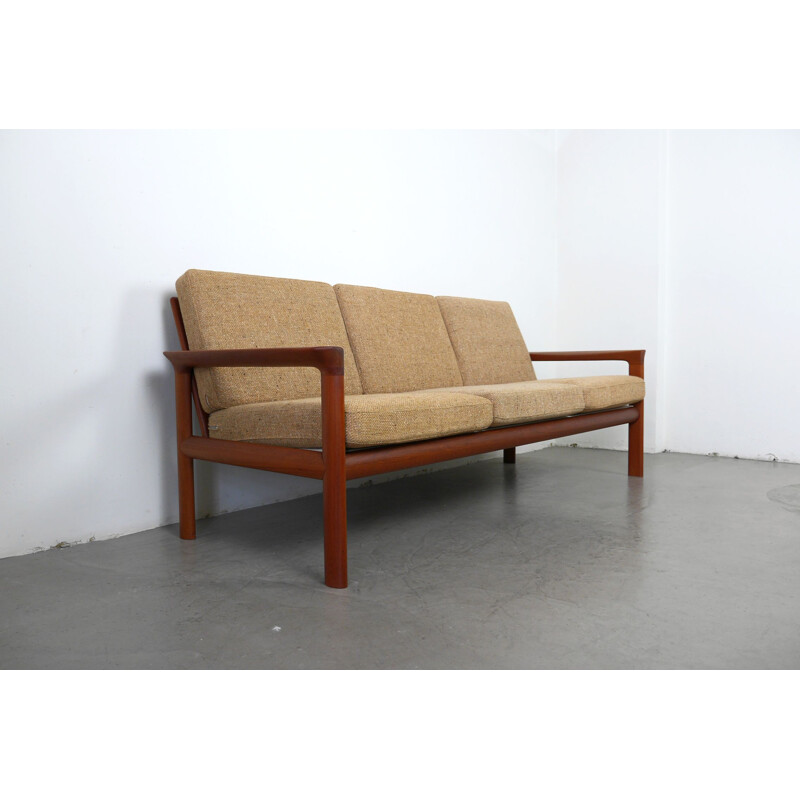 Vintage sofa in teak by Sven Ellekaer for Komfort, Denmark, 1970s