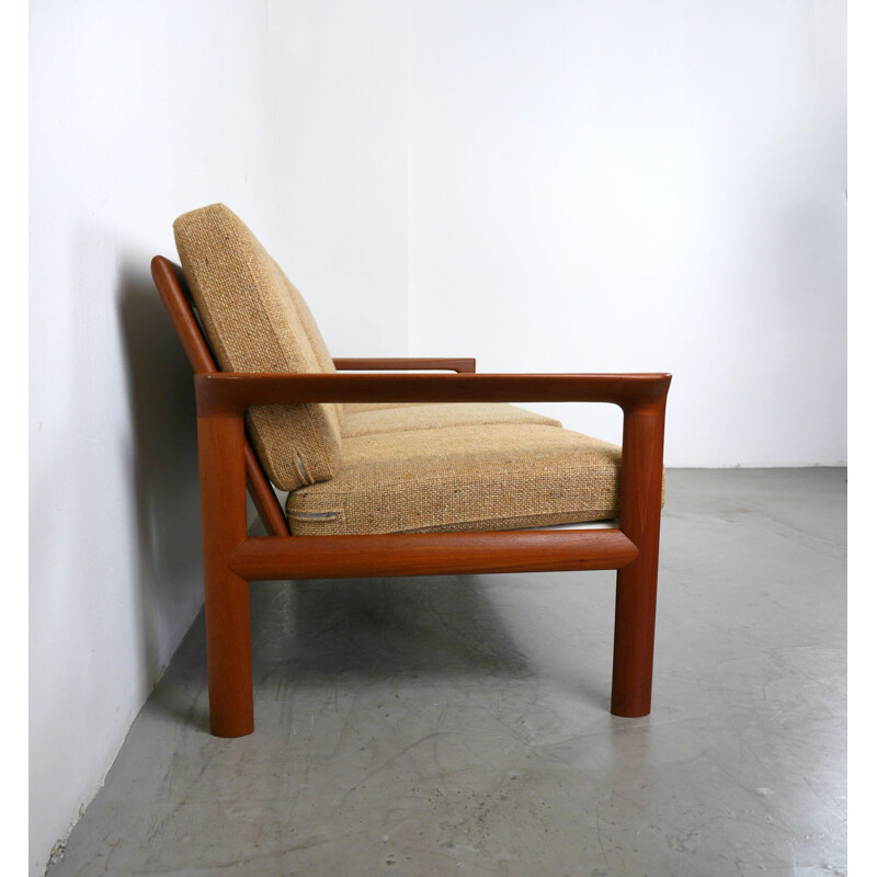 Vintage sofa in teak by Sven Ellekaer for Komfort, Denmark, 1970s