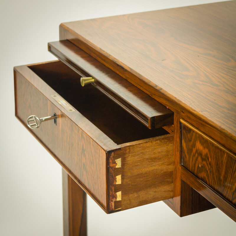 A.J. Iversen rosewood desk, Ole WANSCHER - 1950s
