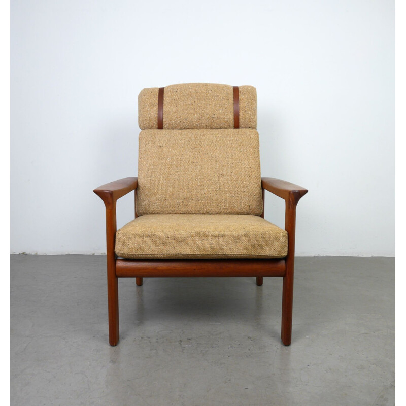 Vintage armchair in teak by Sven Ellekaer for Komfort, Denmark, 1970s
