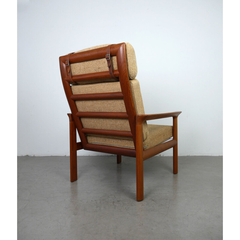 Vintage armchair in teak by Sven Ellekaer for Komfort, Denmark, 1970s