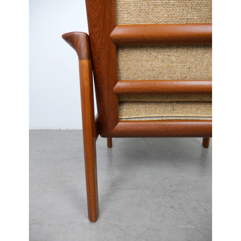 Vintage armchair in teak by Sven Ellekaer for Komfort, Denmark, 1970s