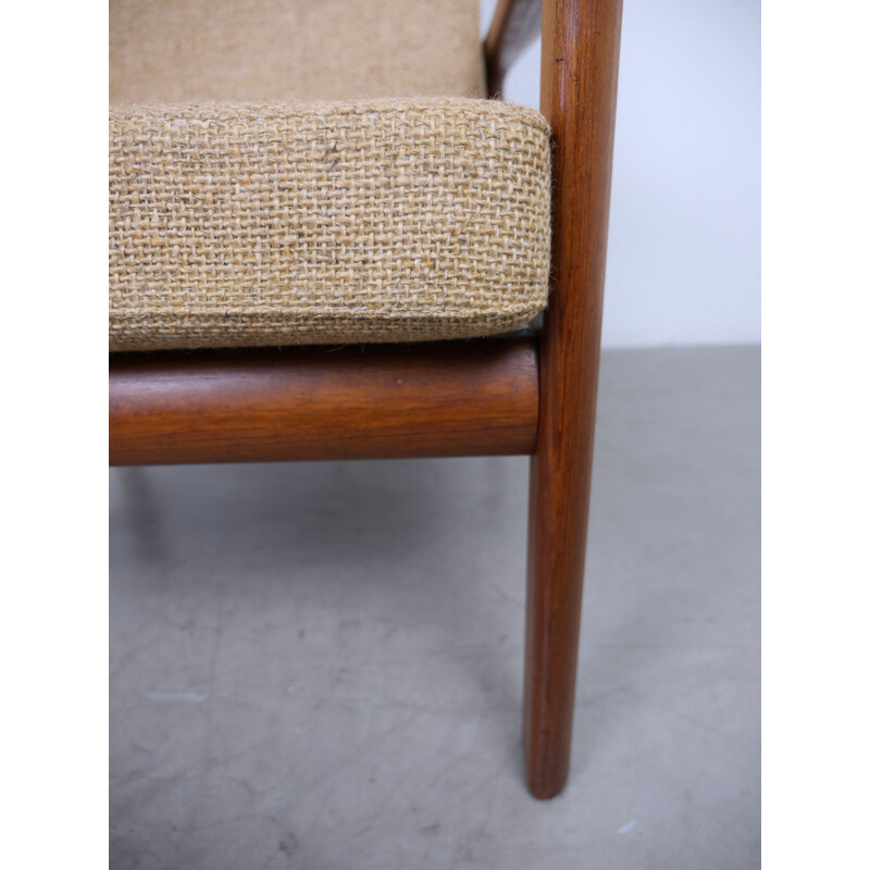 Vintage armchair in teak by Sven Ellekaer for Komfort, Denmark, 1970s