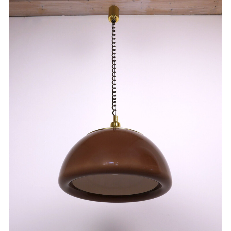 Vintage hanging lamp height adjustable by Cosack, Germany, 1970s