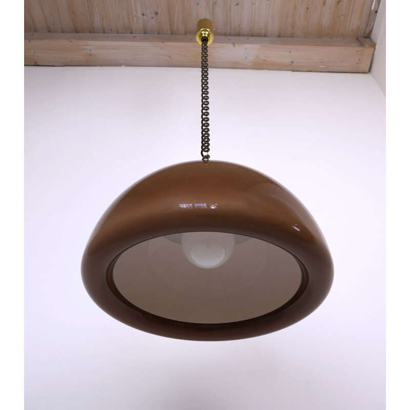 Vintage hanging lamp height adjustable by Cosack, Germany, 1970s