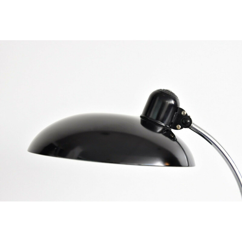 Black lamp in metal by Christian Dell, model 6631
