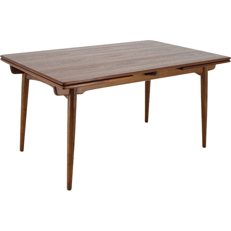 Vintage AT312 teak dining table by Hans Wegner 1960