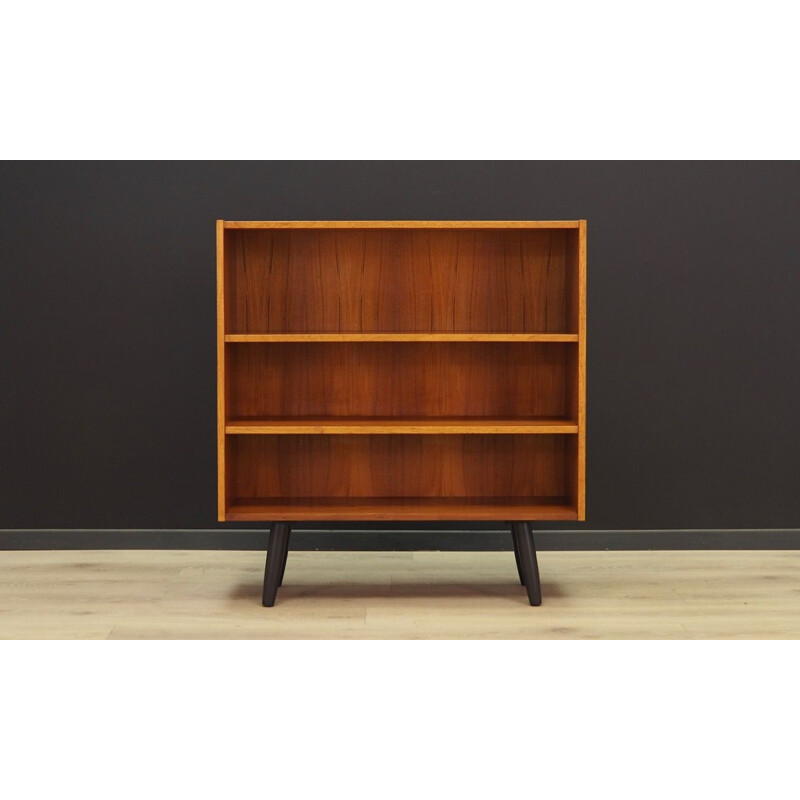 Scandinavian vintage bookcase in teak