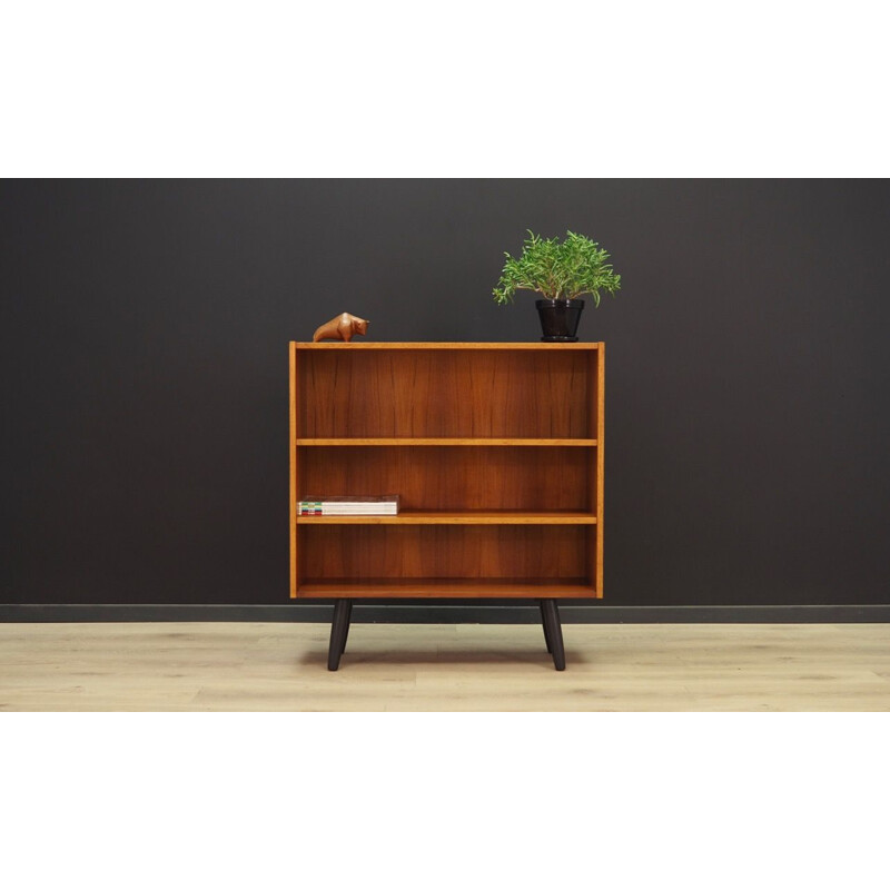 Scandinavian vintage bookcase in teak