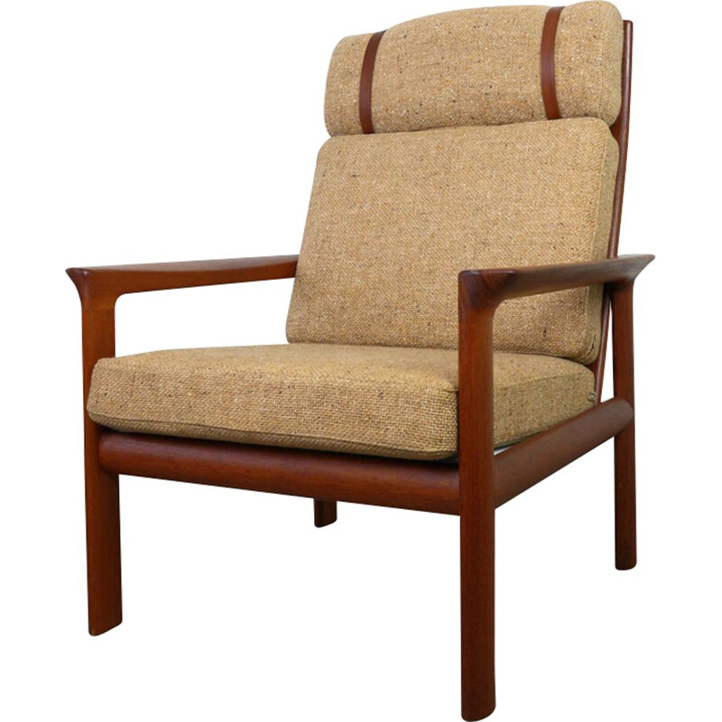 Vintage armchair in teak by Sven Ellekaer for Komfort, Denmark, 1970s