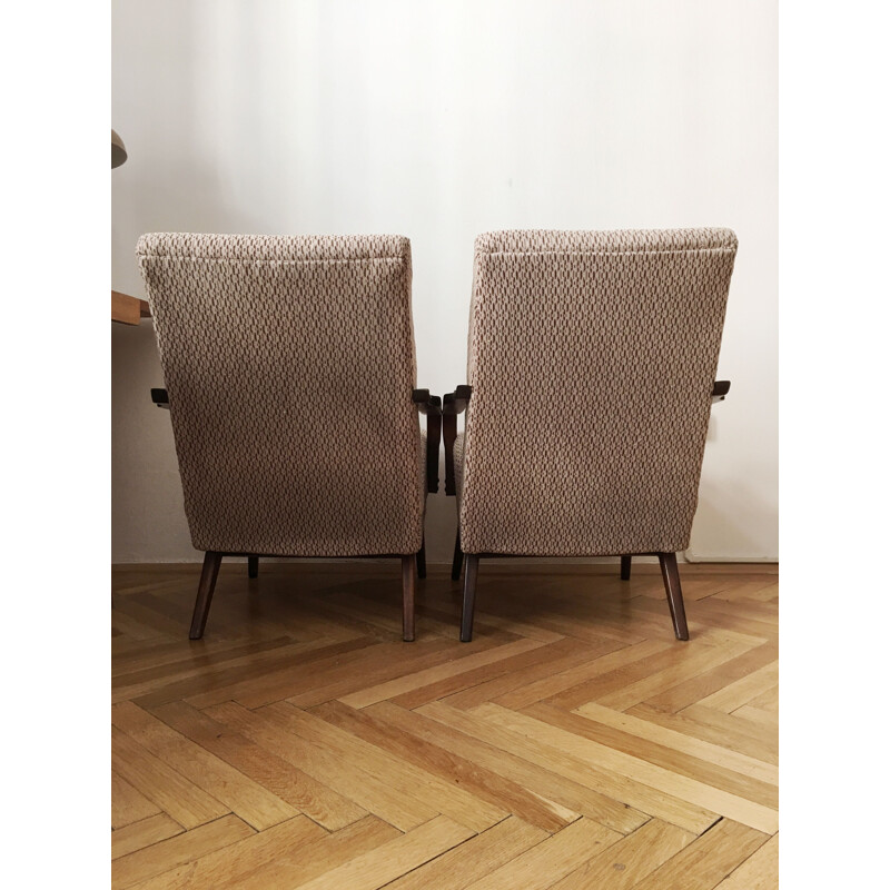 2 vintage tschechoslowakischen Sessel,1960