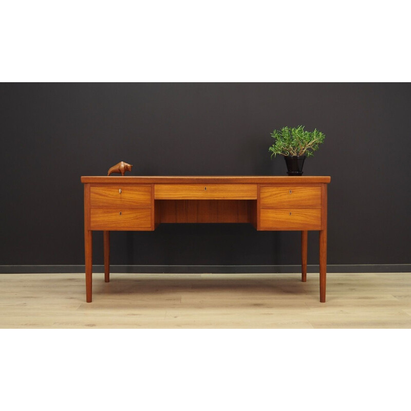 Vintage desk in teak Denmark 1960-70s