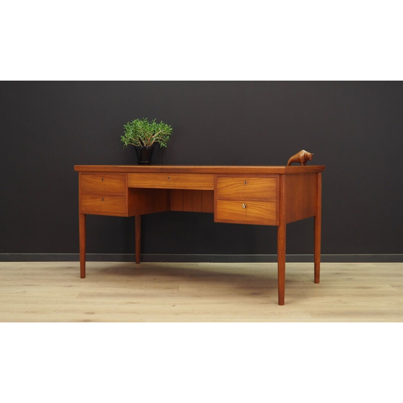 Vintage desk in teak Denmark 1960-70s