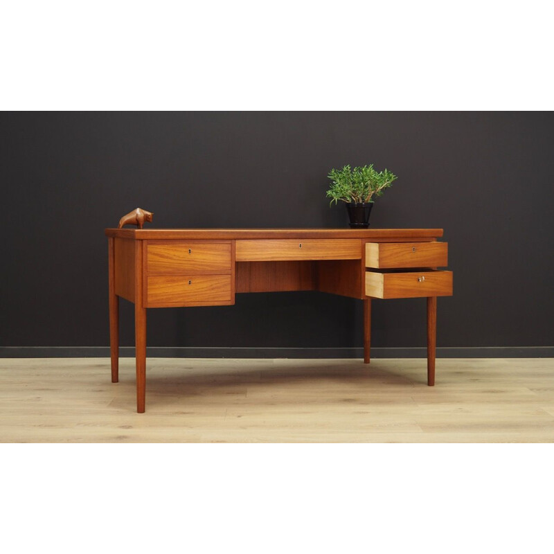 Vintage desk in teak Denmark 1960-70s