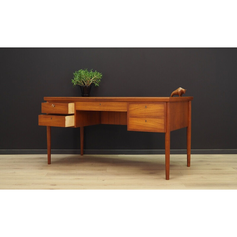 Vintage desk in teak Denmark 1960-70s