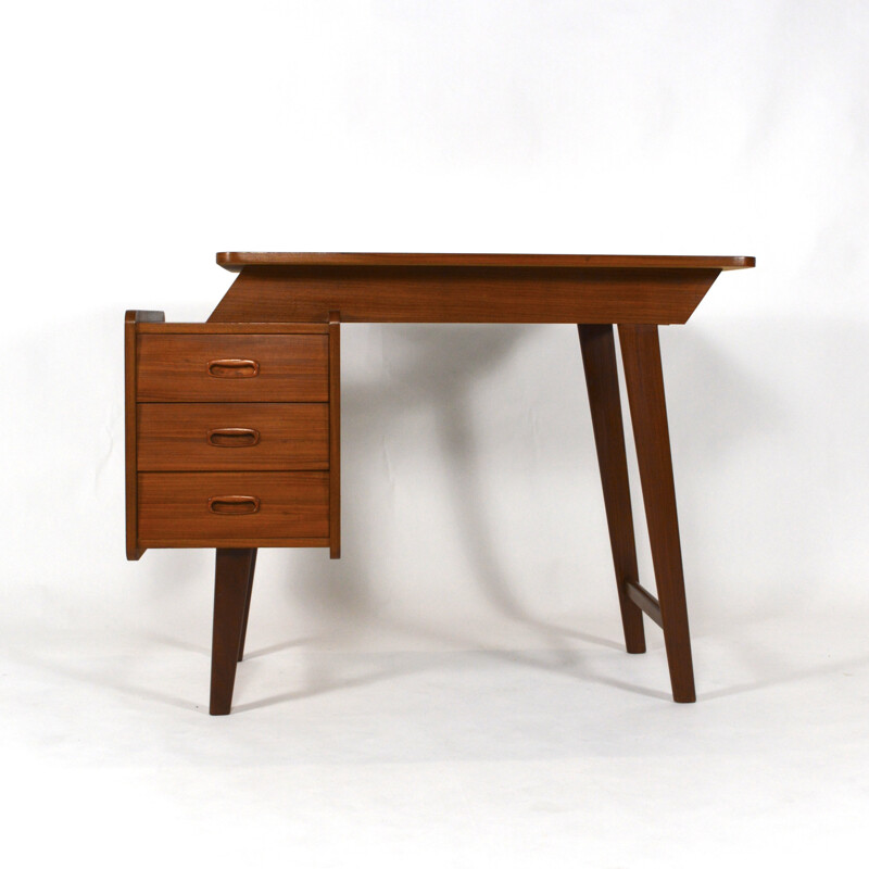 Vintage desk in solid teak - 1950s