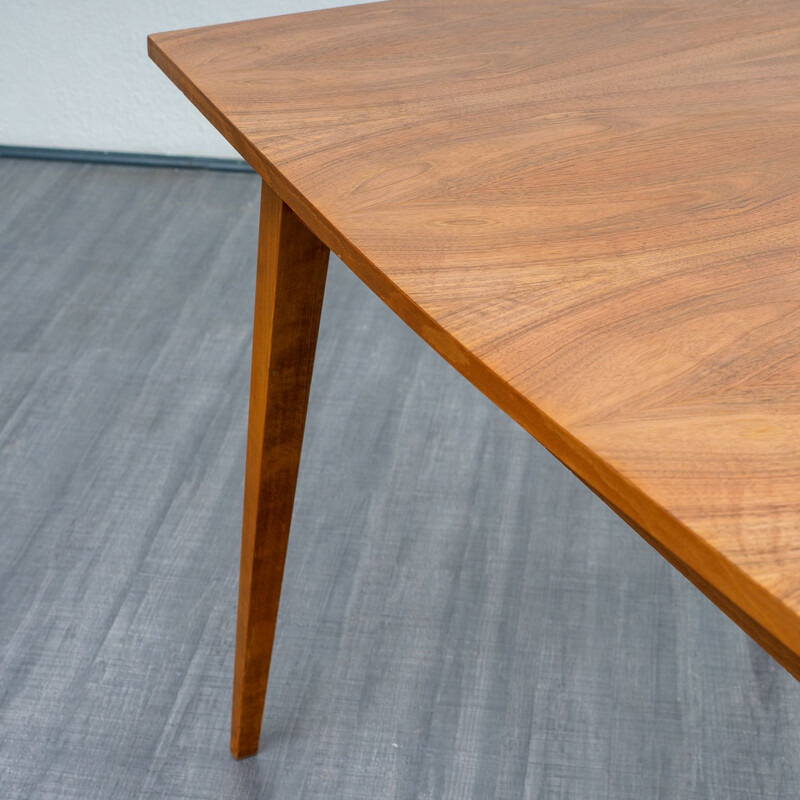 Vintage dining table in walnut 1960s