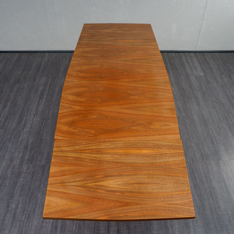 Vintage dining table in walnut 1960s