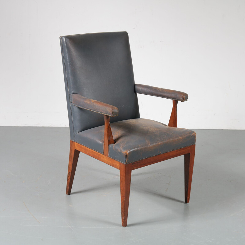 Vintage-Sessel aus Palisanderholz von Theo Tempelman für Pander, Niederlande 1950er Jahre