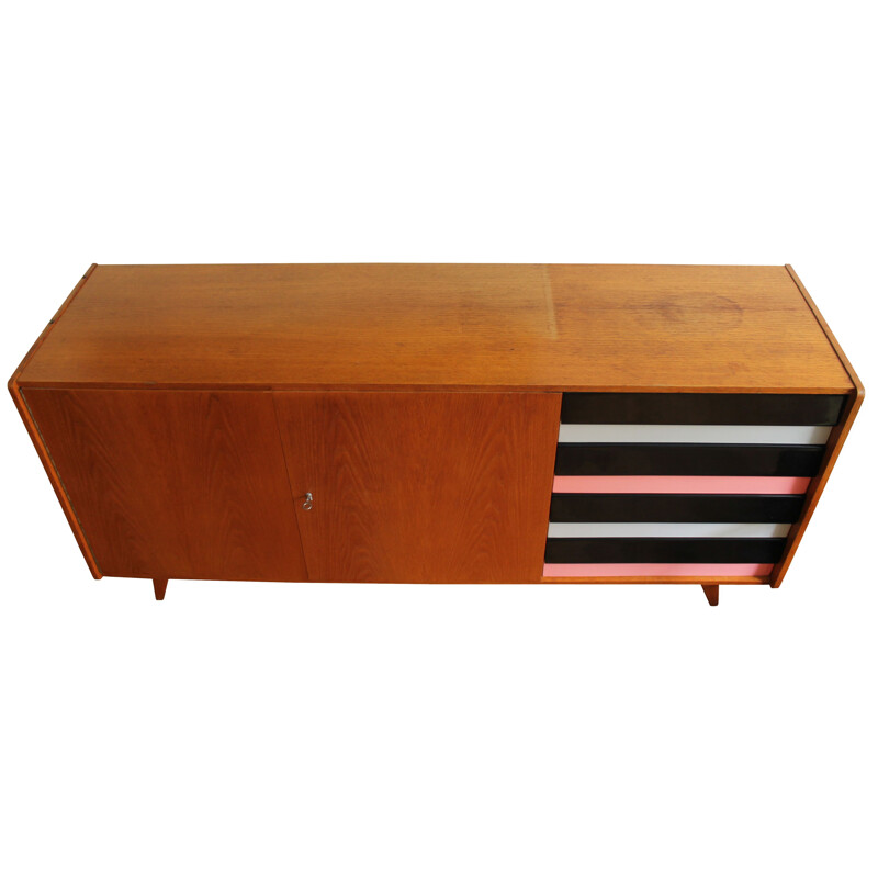 Vintage sideboard U-460 by Jiri Jiroutek for Interier Praha 1960s