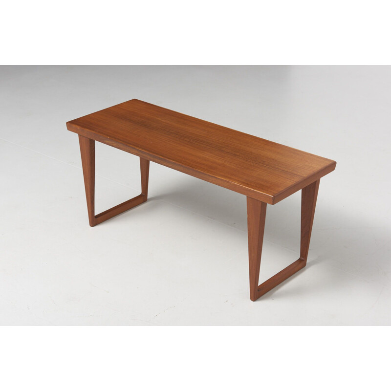 Vintage side table in teak model 35 by Kai Kristiansen for Aksel Kjersgaard 1960s