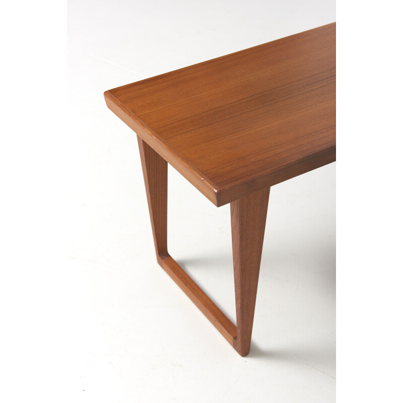 Vintage side table in teak model 35 by Kai Kristiansen for Aksel Kjersgaard 1960s