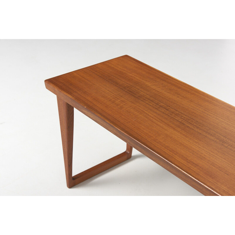 Vintage side table in teak model 35 by Kai Kristiansen for Aksel Kjersgaard 1960s