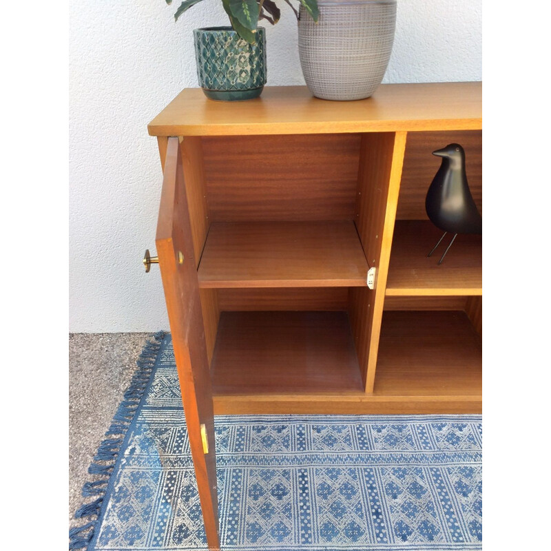 Vintage highboard in mahogany France 1960s