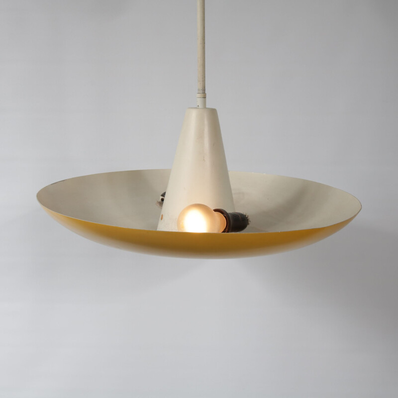 Vintage pendant light by Louis Kalff for Philips,Netherlands,1950