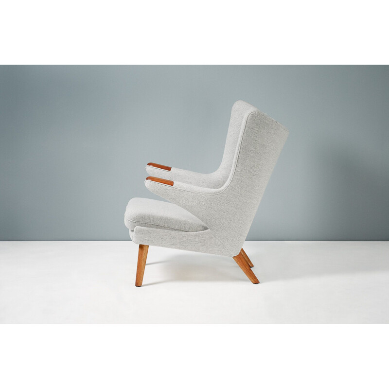Vintage armchair with the ottoman by Hans Wegner,1950