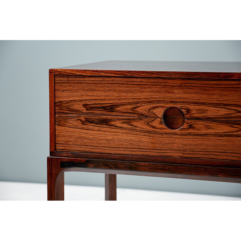 Vintage rosewood bedside by Kai Kristiansen 1960