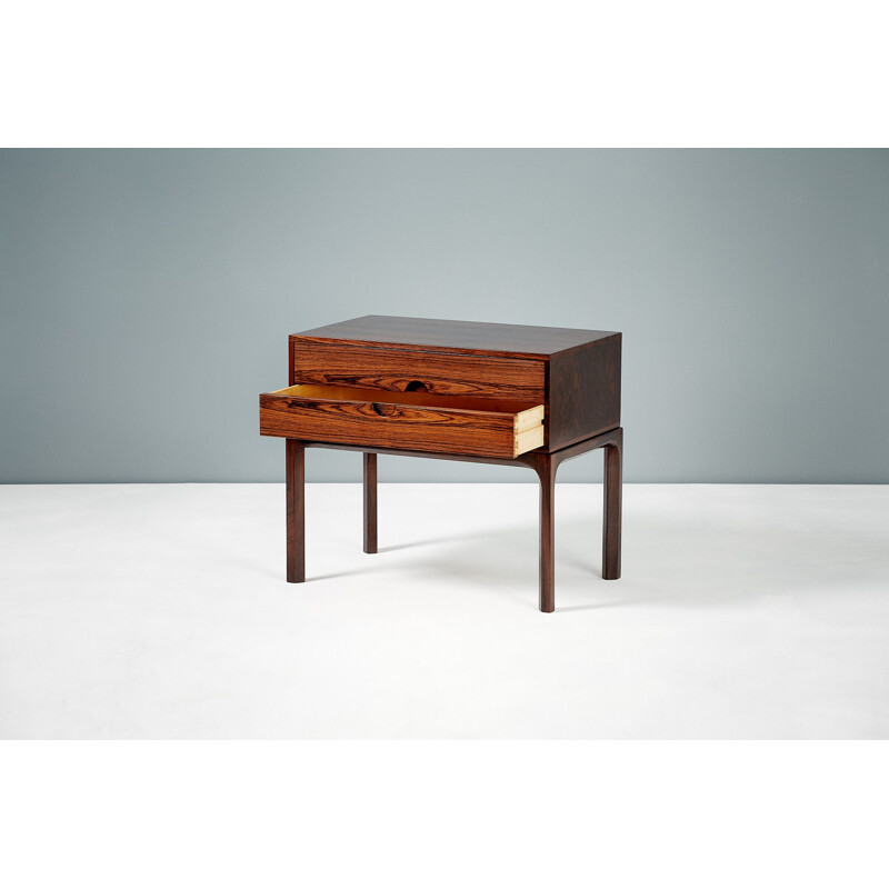 Vintage rosewood bedside by Kai Kristiansen 1960