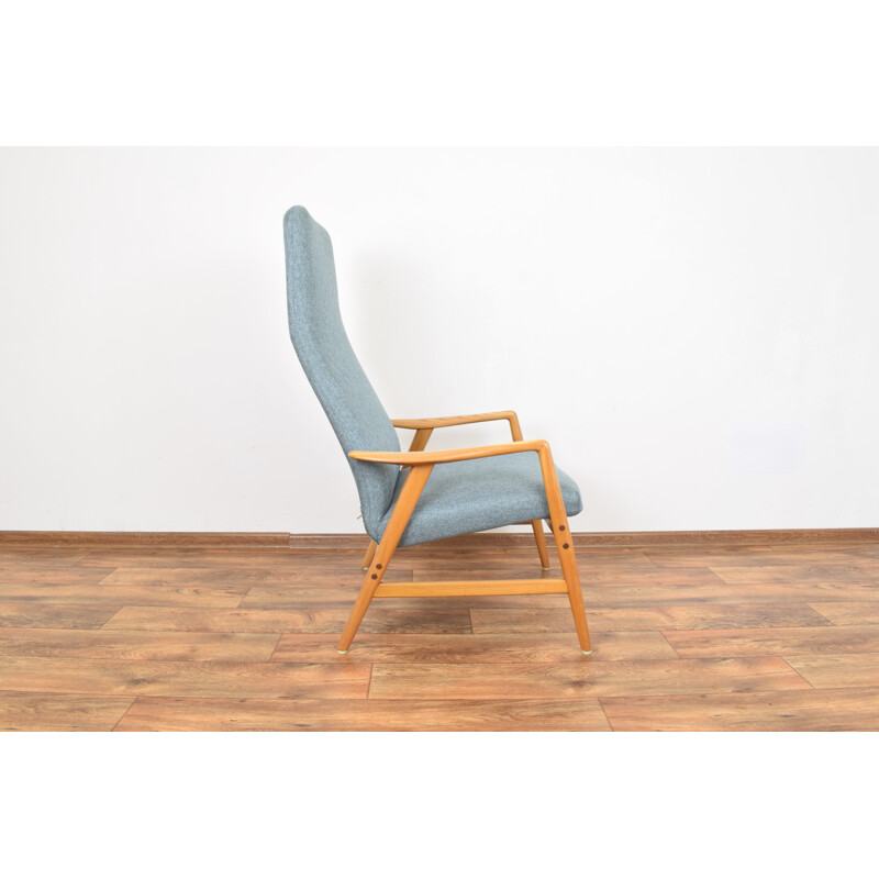 Vintage Danish Kontur lounge chair by Alf Svensson for Fritz Hansen