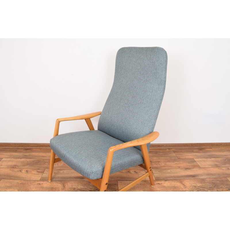 Vintage Danish Kontur lounge chair by Alf Svensson for Fritz Hansen