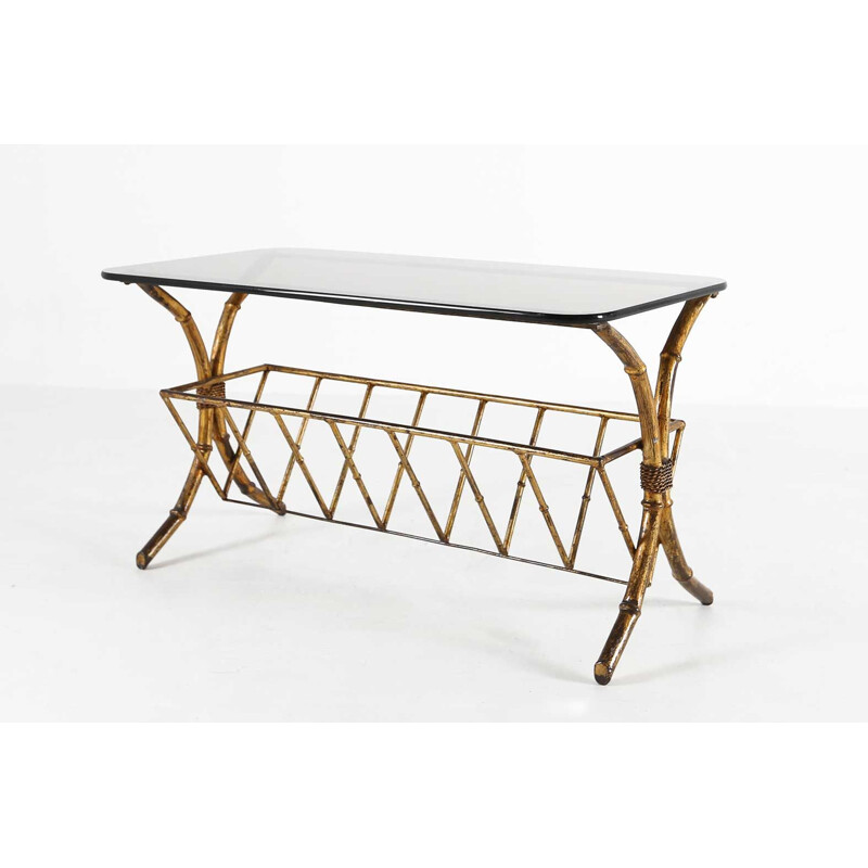 Vintage Regency bambo coffee table