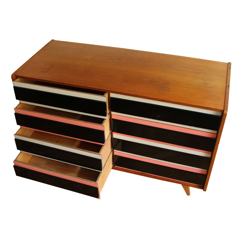 Vintage sideboard U-453 by Jiri Jiroutek for Interier Praha 1960s