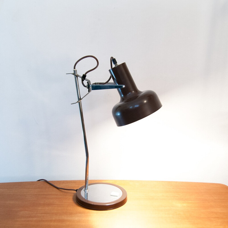 Industrial metal desk lamp - 1960s