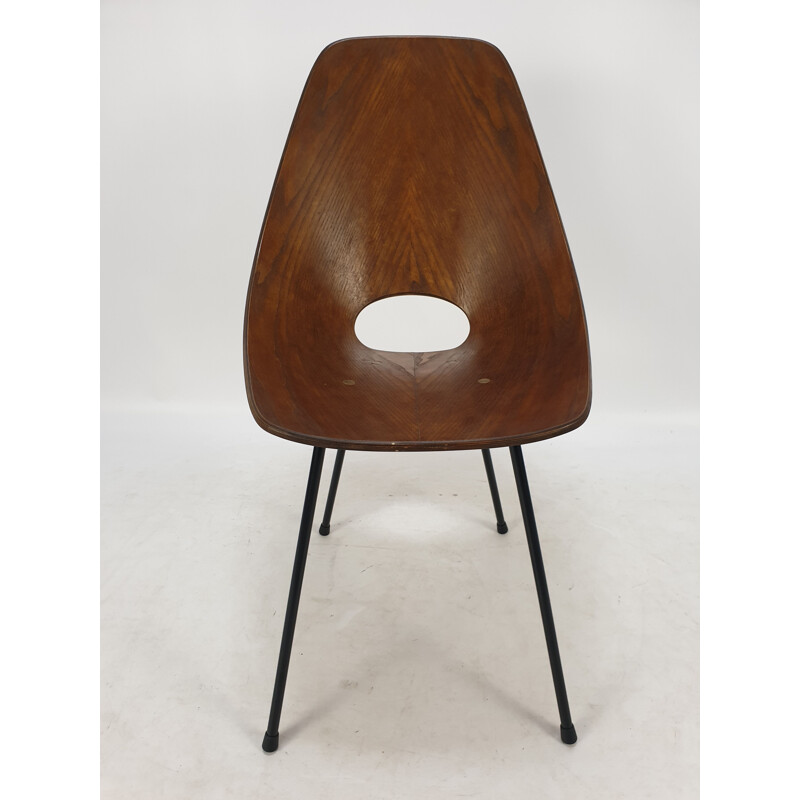 Vintage Italian Medea bentwood chair by Vittorio Nobili for Fratelli Tagliabue