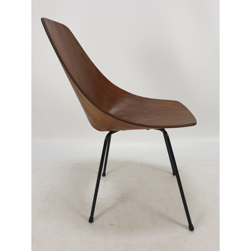 Vintage Italian Medea bentwood chair by Vittorio Nobili for Fratelli Tagliabue