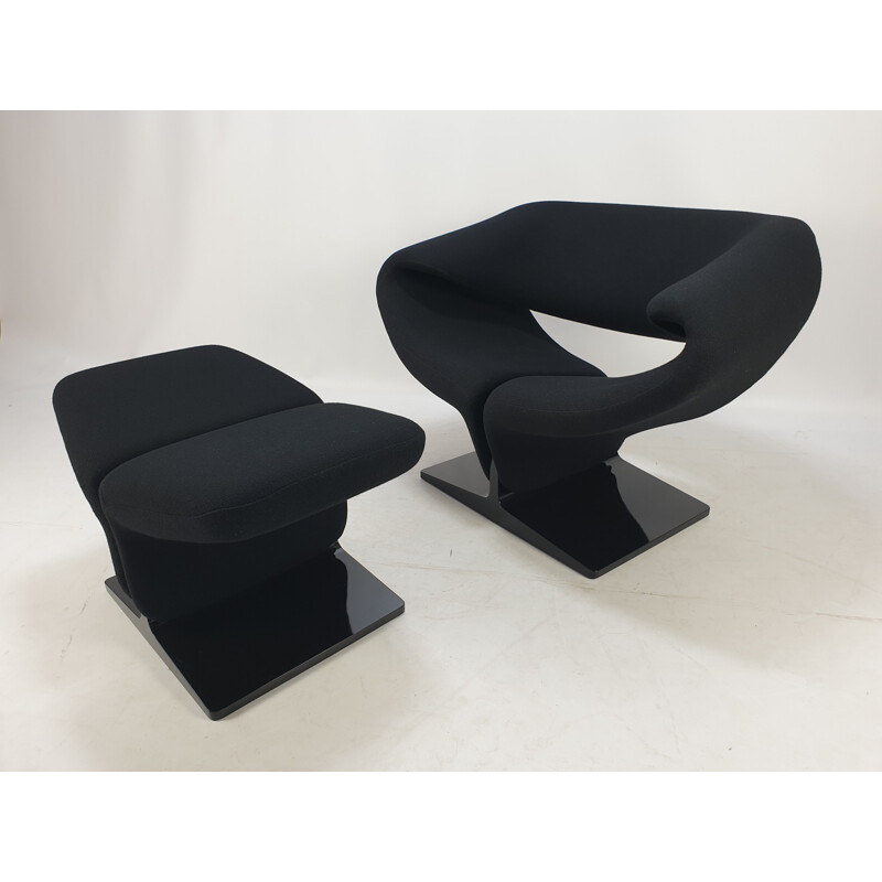 Fauteuil lounge vintage Ribbon de Pierre Paulin pour Artifort, années 1960