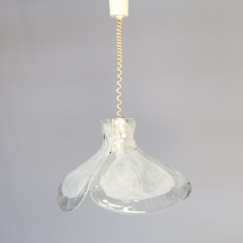 Vintage hanging lamp by Carlo Nason for Mazzega 1960s