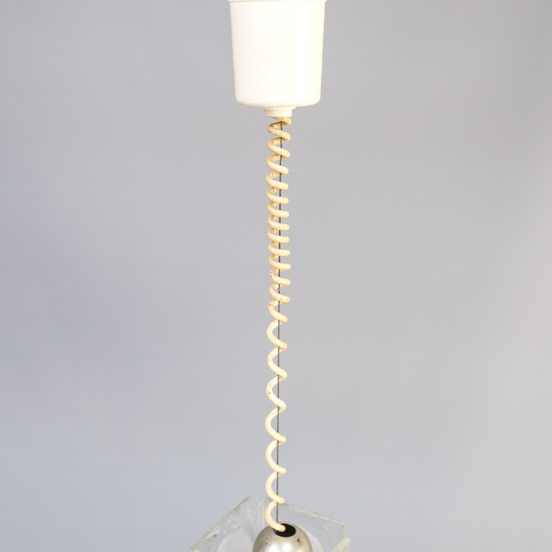 Vintage hanging lamp by Carlo Nason for Mazzega 1960s
