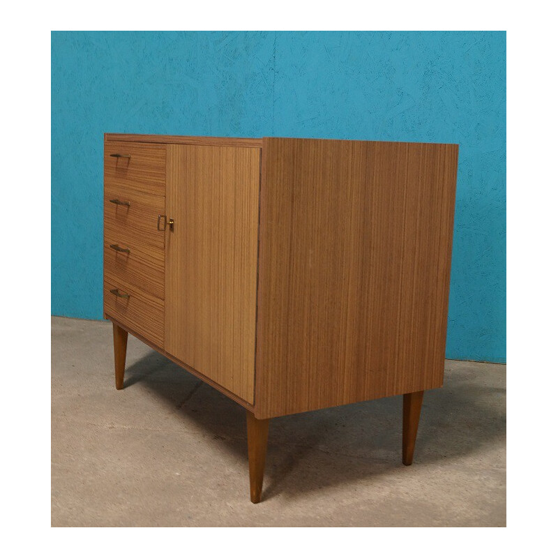 Vintage Mobel sideboard in ashwood and formica - 1960s