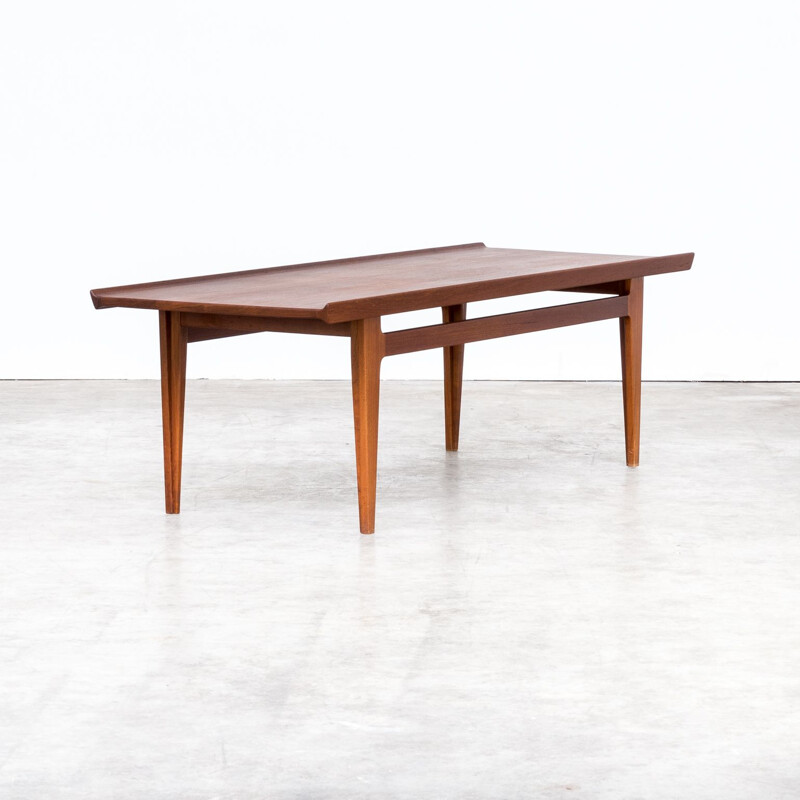 Vintage coffee table in teak Finn Juhl FD532 for France & Son 1950s